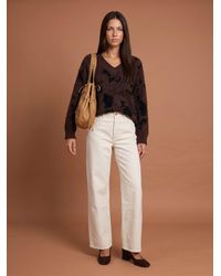 Urban Bliss - Wool Blend Animal V Neck Jumper - Lyst