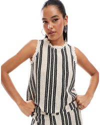 Object - Open Knit Sleeveless Top Co-Ord - Lyst