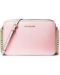Michael Kors - Jet Set 35T8Gttc9L Leather Crossbody Bag For - Lyst