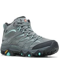 Merrell - Moab 3 Mid Gore-tex Suède Dames Wandelschoenen Sedona Sage - Lyst
