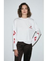 Grimelange - Oversized Printed Crew Neck T-Shirt - Lyst