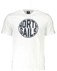 North Sails - Circle Logo Tee Short Sleeve Crew Neck - Lyst