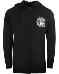 Roberto Cavalli - Large Circle Design Zip-Up Hoodie Cotton - Lyst