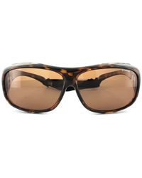 Polaroid - Suncovers Fitover Sunglasses 08535 0Bm He Havana Copper Polarized - Lyst