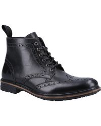 Hush Puppies - Joshua Leather Boots - Lyst