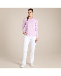 Craghoppers - Ladies Thornbury Nosilife Long-Sleeved Golf Polo Shirt (Orchid) - Lyst