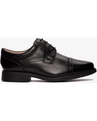 Clarks - Hail Cap Leather Shoes - Lyst