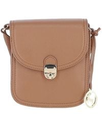 Ashwood Leather - Elegant Crossbody Bag With Twist Lock - Lyst