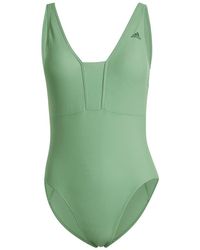 adidas - Iconisea One Piece Swimsuit - Lyst