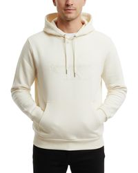 Calvin Klein - Hoodies 8L0155S Ls Classic Fleece Pullover New Top - Lyst