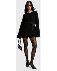 Boohoo - Floral Lace Tights - Lyst