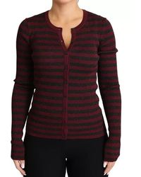 Dolce & Gabbana - Long Sleeve Button Cardigan - Lyst