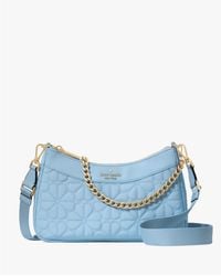 Kate Spade - Flower Quilted Poly Medium Convertible Crossbody - Lyst