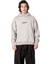 Superb - Oversized Hoodie With Puffy Hood Hexaline Sprb6500 - Lyst