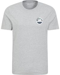 Mountain Warehouse - Pitlochry T-Shirt Cotton Round Neck Breathable Everyday Tee - Lyst