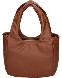 Gave Lux - Handtasche Frauen Dark Cognac - Lyst