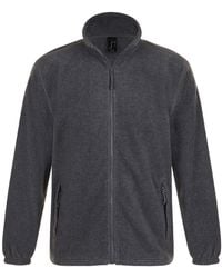 Sol's - North Full Zip Outdoor Fleece Jacket Marl) - Lyst
