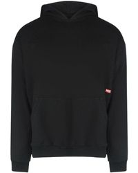 DIESEL - Bold Graphic Design On Back Hoodie Cotton - Lyst