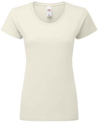 Fruit Of The Loom - Ladies Fit Ringspun Premium Tshirt Cotton - Lyst