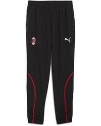 PUMA - Ac Milan Pre-match Woven Pants - Lyst