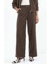 Hiccup - High Waist Straight Leg Velvet Pants - Lyst