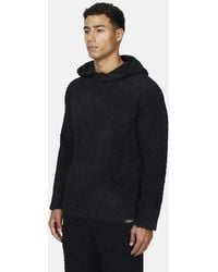 Good For Nothing - Relaxed Boucle Knitted Pullover Hoodie - Lyst