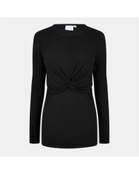 Mama.licious - Slim Fit Long Sleeve Crew Neck Blouse - Lyst