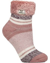 Heat Holders - Ladies Stripe Lounge Socks With Lure - Lyst