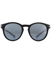 Polaroid - Round Matte Mirror Polarized Sunglasses - Lyst