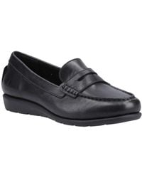 Hush Puppies - Shelby Leather Loafers - Lyst