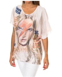 Met - Womenss Short-Sleeved Round Neck T-Shirt 10Dmc0221 - Lyst