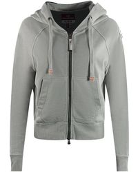 Parajumpers - Linzy Paloma Grijze Cropped Hoodie Met Rits - Lyst