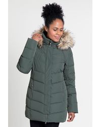 Mountain Warehouse - 'Isla Ii' Down Jacket Water Resistant Faux Fur Hood Warm Winter Coat - Lyst