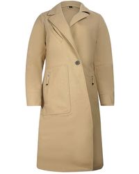 Parajumpers - Jill Camel Trench Jacket Wool - Lyst