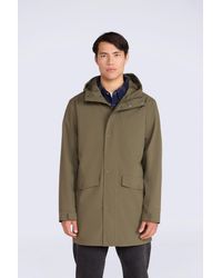 Mountain Warehouse - 'Hyde' Long Waterproof Jacket Taped Seams Adjustable Hood Relaxed Fit Rain Coat - Lyst