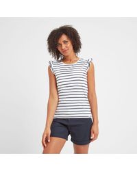 TOG24 - Maribel T-Shirt Optic Stripe Cotton - Lyst
