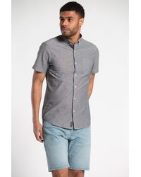 Tokyo Laundry - Cotton Chambray Short-Sleeve Shirt - Lyst