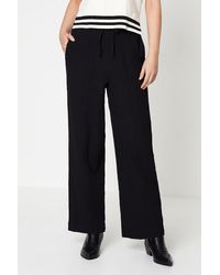 Oasis - Muslin Drawstring Waist Trouser - Lyst