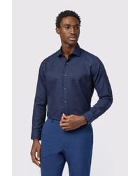 Alexandre Silver Label - Long Sleeve Cutaway Collar Floral Tailored Formal Shirt - Lyst
