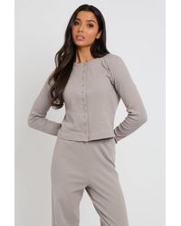 Urban Bliss - Long Sleeved Button Front Top - Lyst