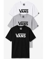 Vans - 3 Pack Classic Logo T Shirt - Lyst