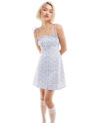 Urban Revivo - Button Through Floral Print Camisole Dress - Lyst