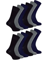 IOMI - 12 Pair Multipack Diabetic Bamboo Socks - Lyst