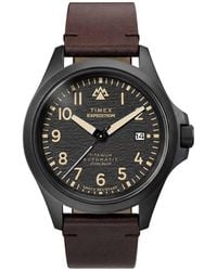 Timex - Field Post Watch Tw2Y90900 Leather - Lyst