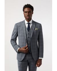 Alexandre Silver Label - Single Breasted Long Sleeve Two Button Tailored Suit Jacket - Lyst