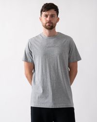 Calvin Klein - Lounge Cotton T-Shirt Colour: Medium Heather, Size: L - Lyst