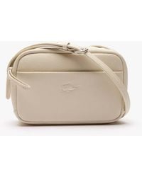 Lacoste - City Court Grain Leather Shoulder Bag - Lyst