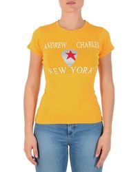 Andrew Charles by Andy Hilfiger - T-Shirt Ts501 03 1002 Tarana Cotton - Lyst