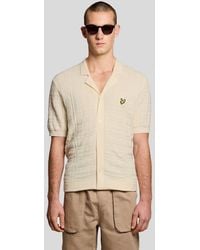Lyle & Scott - Revere Collar Knitted Resort Shirt - Lyst