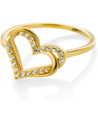 Orphelia - 'cecilia' Dames 925 Sterling Zilveren Ring - Lyst
